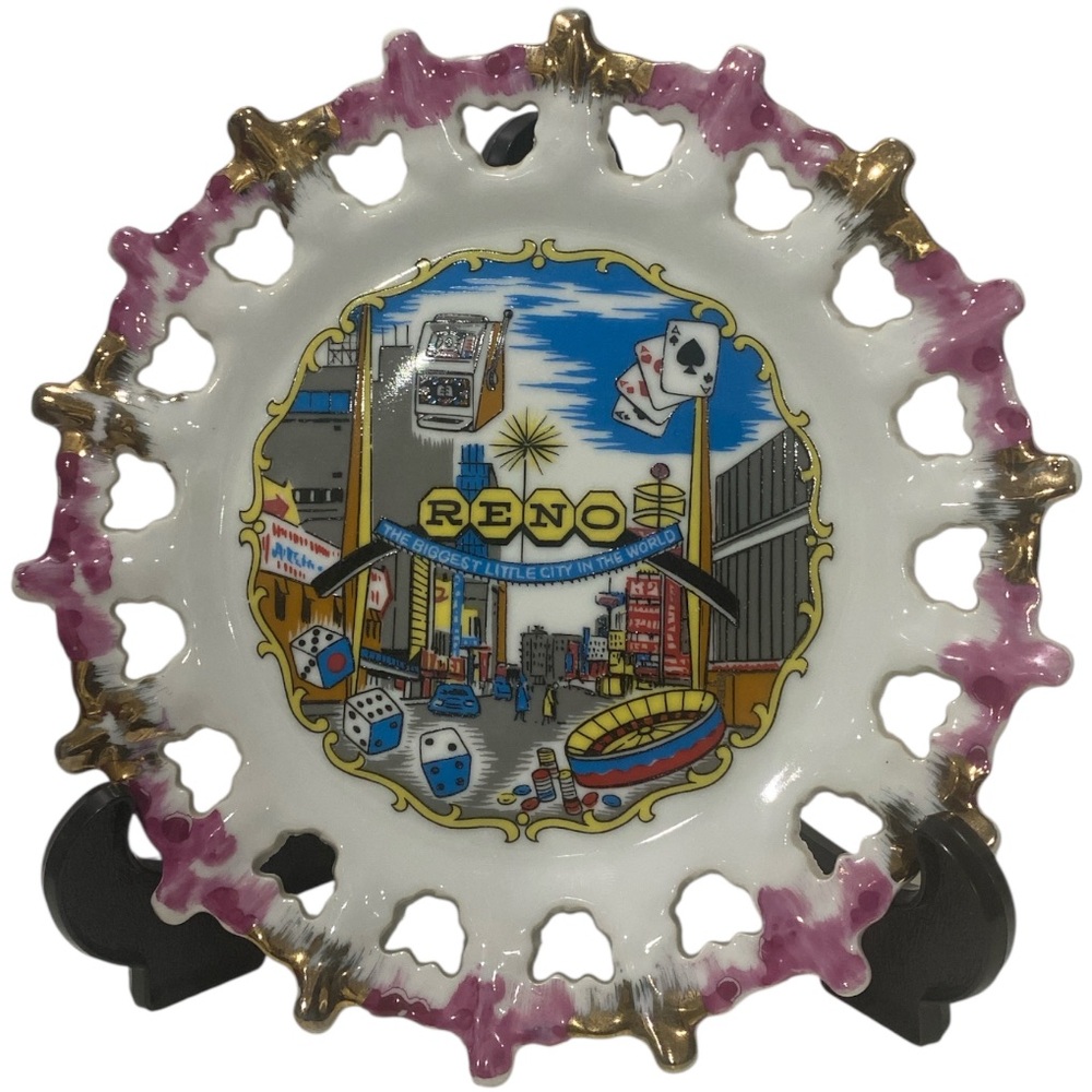 Vintage Reno “The Biggest Little City in the World” Decorative Collector Plate